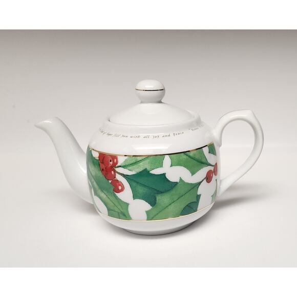 Day Spring Ceramic Tea Pot/Saucers Religious Romans 15:13 Siloam Springs AR - Picture 11 of 16